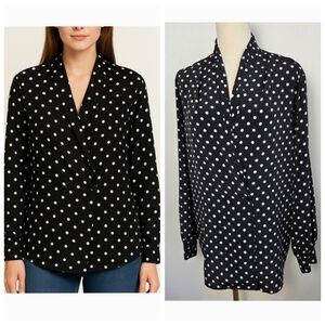 Vintage Principles Polka Dot Blouse